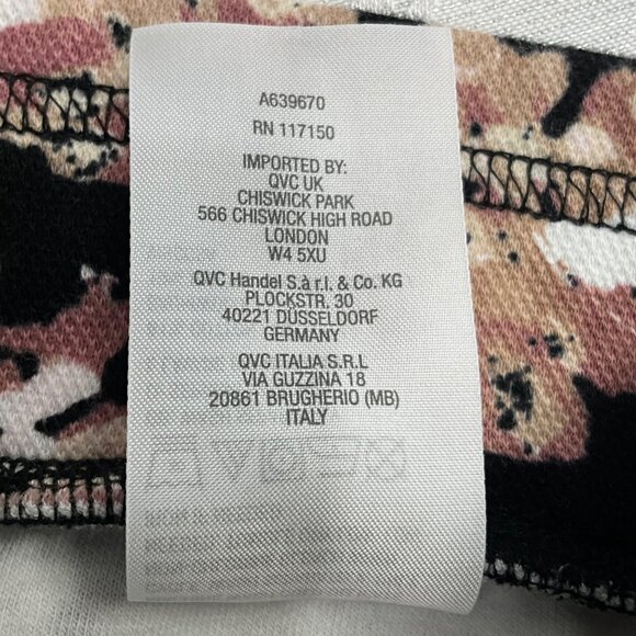 Belle‎ Kim Gravel Pique Fresh Picked Capri Large Black Floral A639670 - Picture 6 of 8